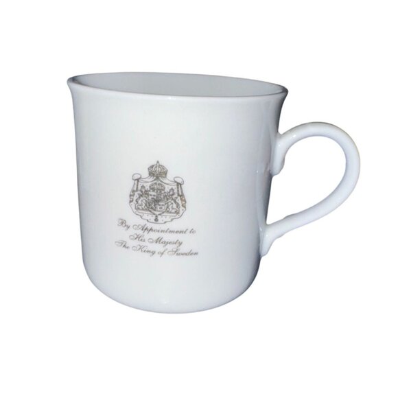 Gevalia Kaffe White Ceramic Coffee Mug 4" Tall - Picture 1 of 6